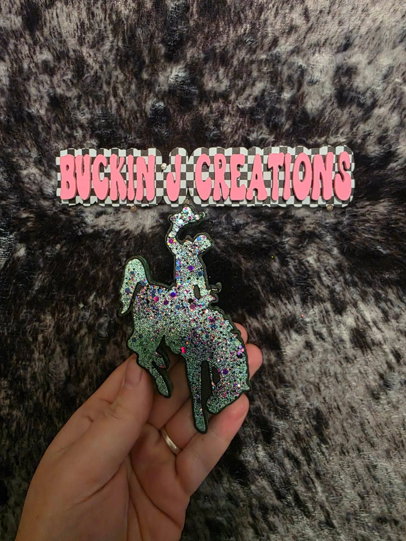 Buckin J Creations – Ambientador para carro – Mulher por atacado – Ambientador de Carro Artesanal Cowboy do Wyoming0