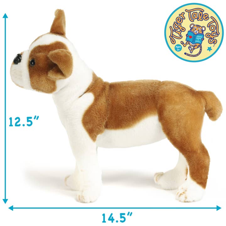 VIAHART Toy Co. - Wholesale Stuffed/Plush Toy - Kids & Baby - Bobby The Boston Terrier Boxer | 15 Inch Stuffed Animal Plus