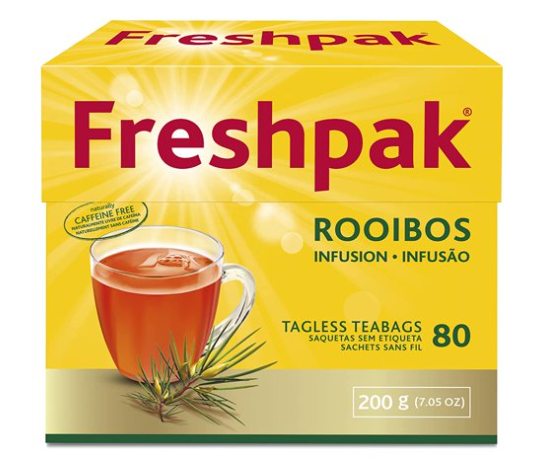 WAMBI LLC - Wholesale Tea Bags - Freshpak Rooibos Tea  - Tagless 80's0