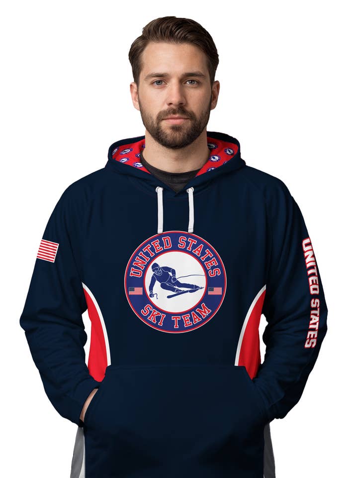 USA SKI TEAM Performance Hættetrøje - Navy for engroshandel hos Lowsportgeaar