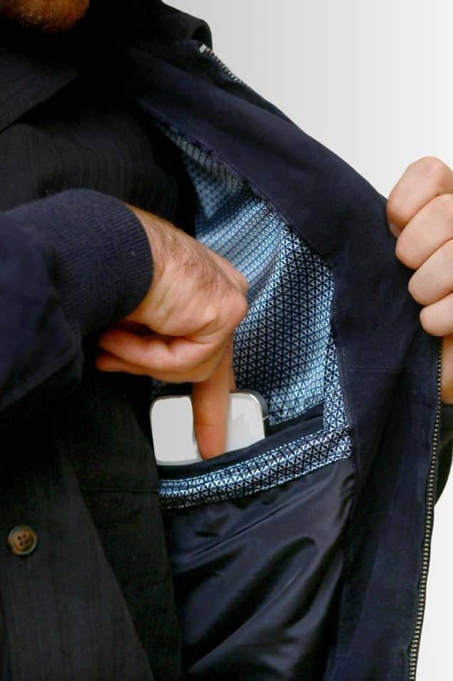 Haris enterprises – wholesale Bomberjacka - Herr – Bomberjacka i äkta mockaläder för män med krage8