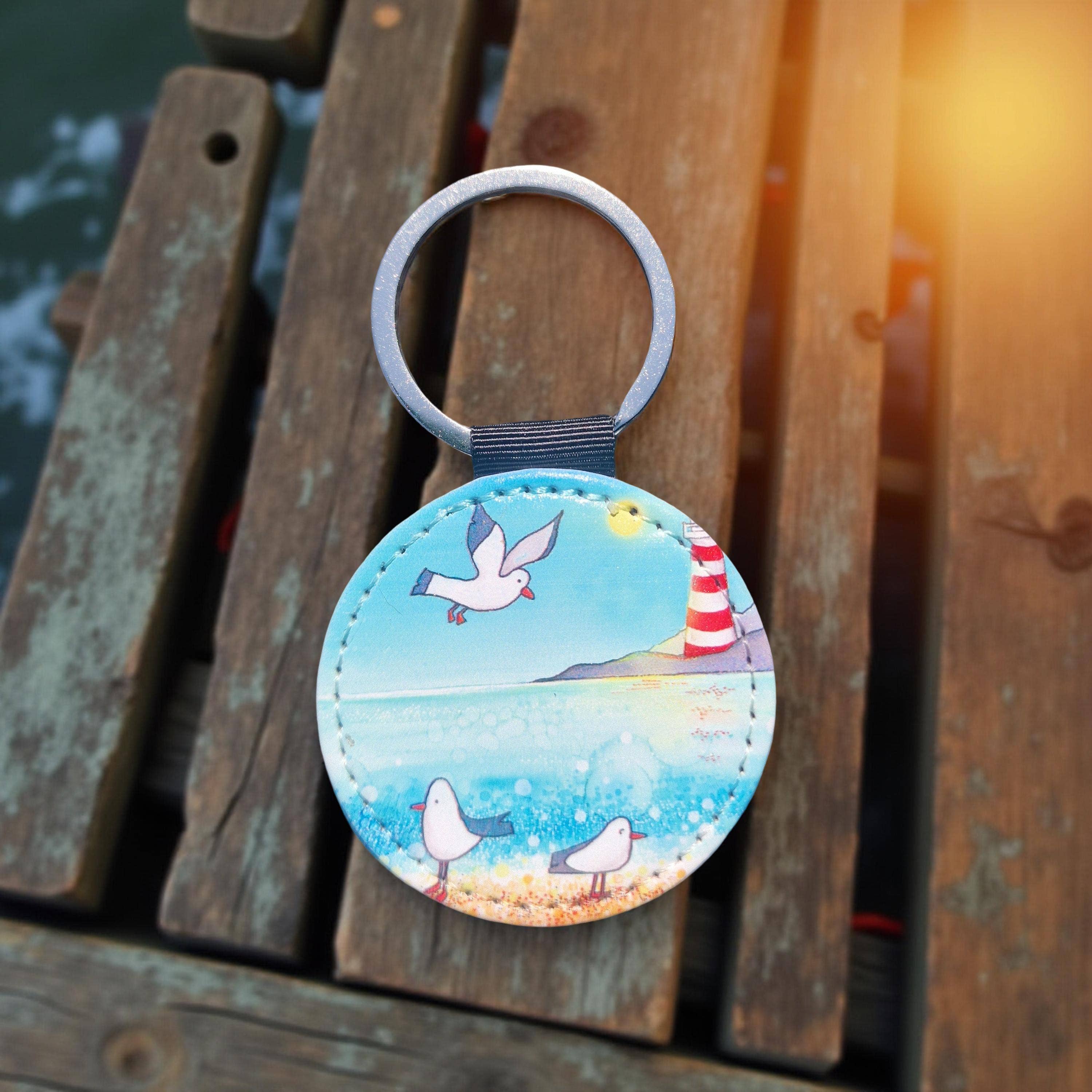 By Jo Crafts - Wholesale Sleutelhanger - Uniseks - 93/97-KR - Strand Kunstleren Sleutelhanger7