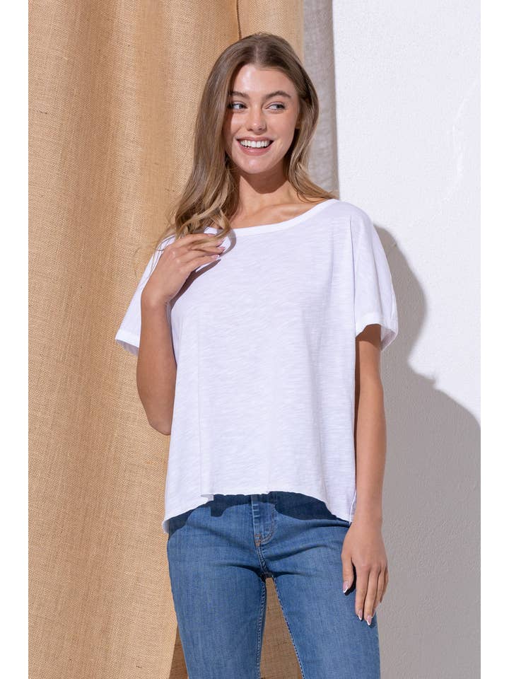 BLACK CROSS BACK TOP FWMT2642A for wholesale on Faire
