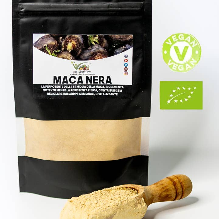 Black Maca Bio - 100% Natural Organic Black Maca Powder for wholesale by Cibobenessere