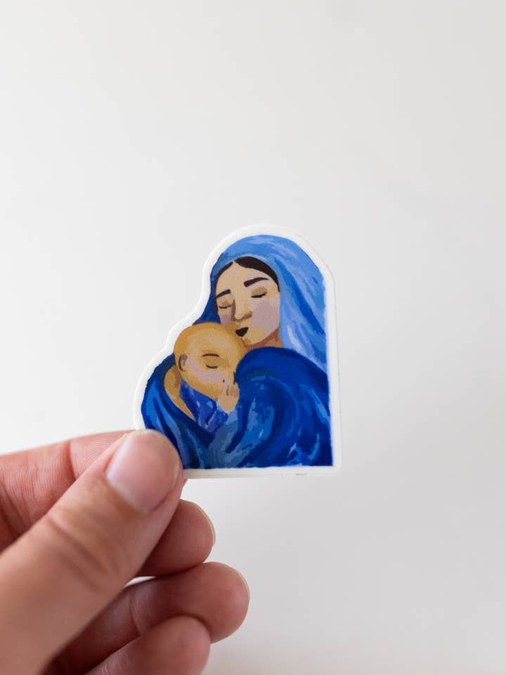 Nativity Sticker for wholesale by Elisa M Torres - Artist & Designer