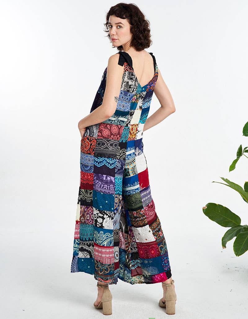 Kathmandu Imports – wholesale Overaller - Dam – PATCHWORK OVERALL (TH-1844)1