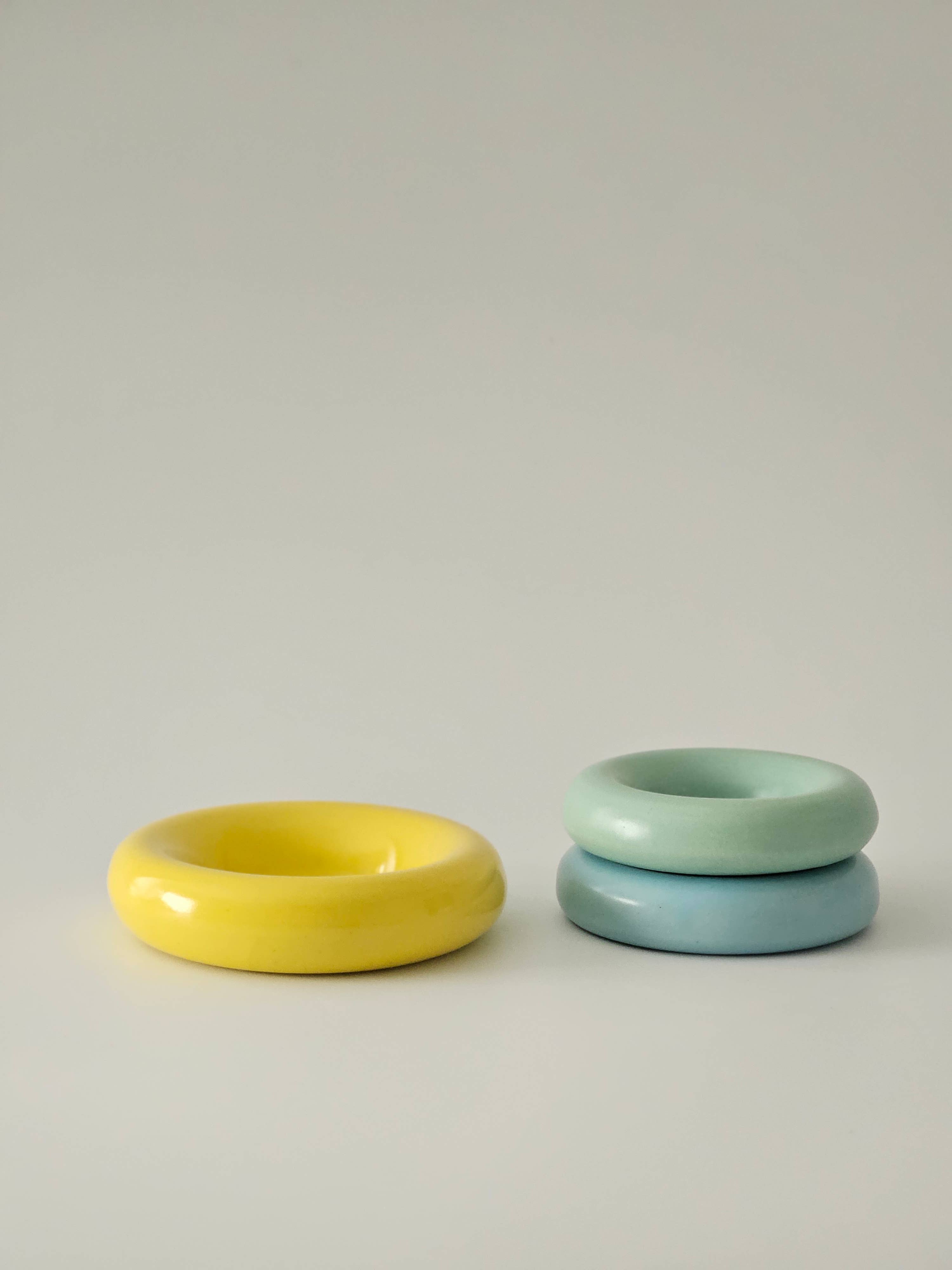 Bad Dogs Studio - Wholesale Jewelry Dish - Donut Dish • Handmade Ceramic Chunky Rounded Bubble Tray3