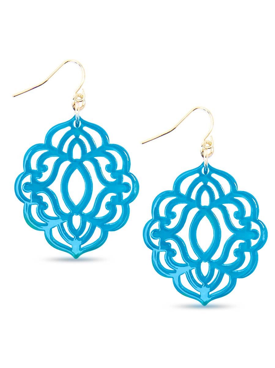 ZENZII Jewelry – Engroshandel Hængeøreringe og creoløreringe – Barok Resin Drop Øreringe9