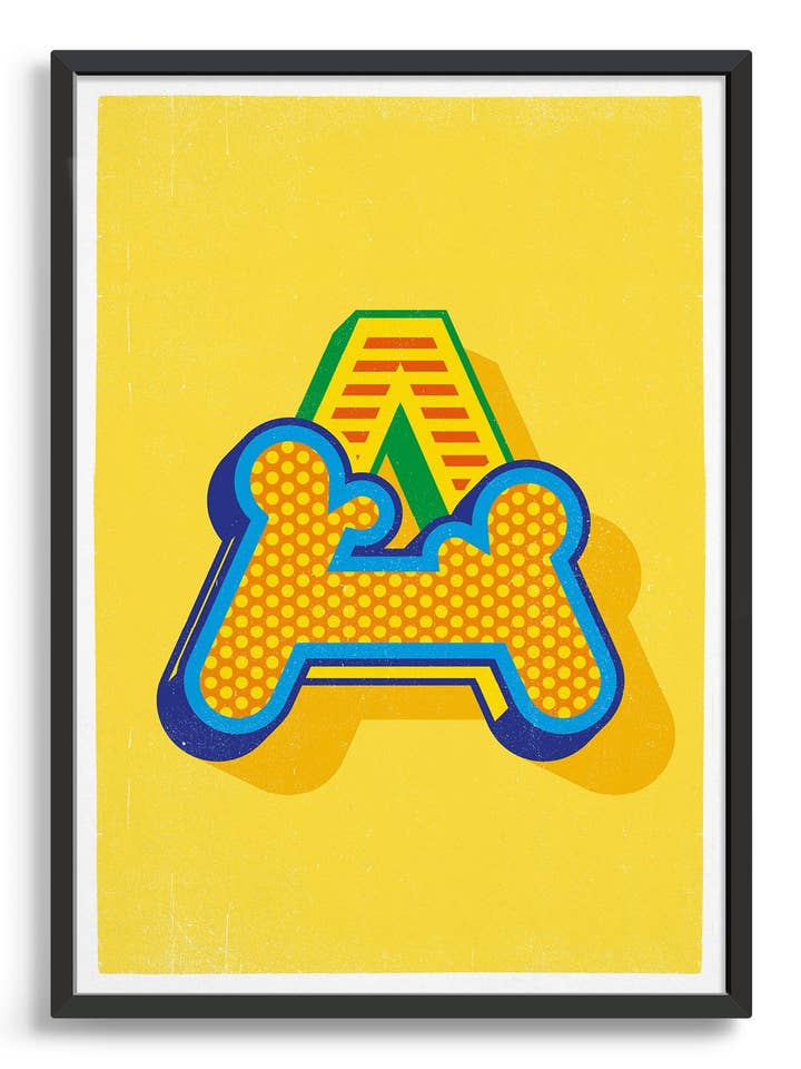 Circus alphabet - Yellow for wholesale by Rocket Jack