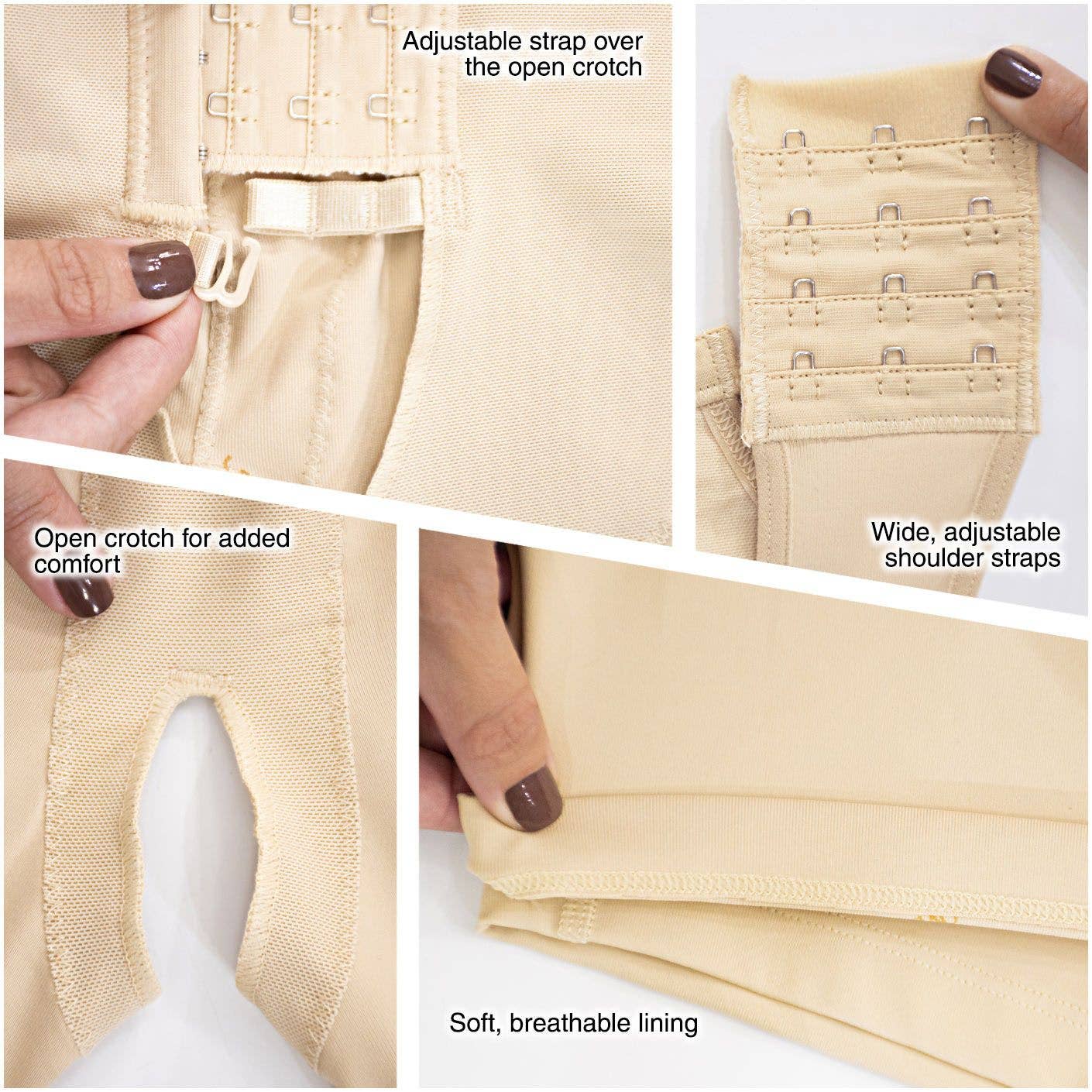 Beige Fajas MYD 0061 Slimming Body Shaper for Men / Powernet for wholesale on Faire2