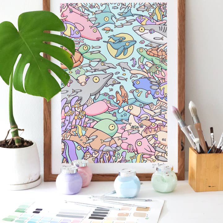 Brentos - Wholesale Art print - Reef Art Print6