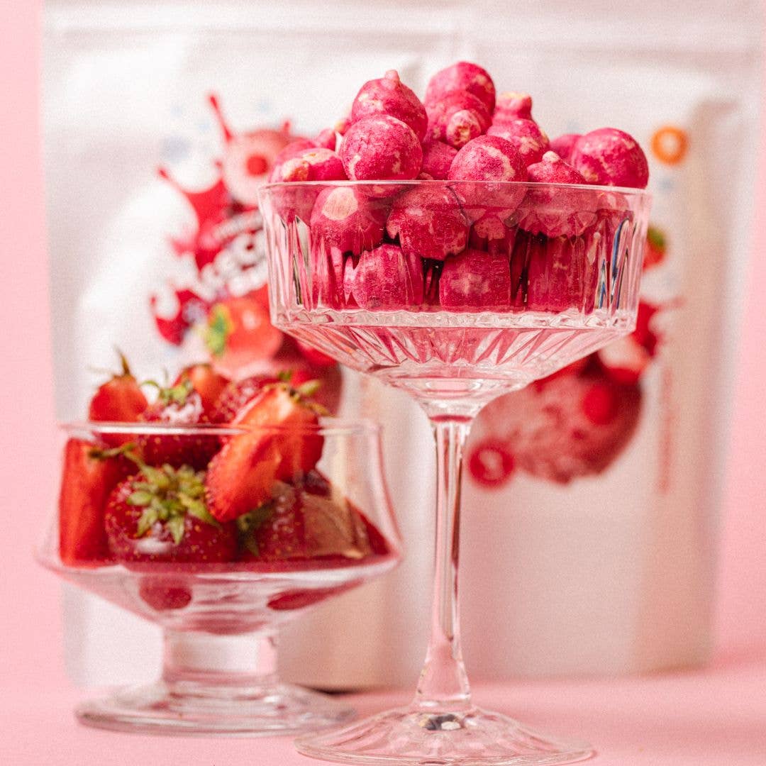 NutriBoom – Großhandel Eis/Sorbet – Gefriergetrocknete Eiscreme-Bubbles Erdbeer-Magie 45 g4