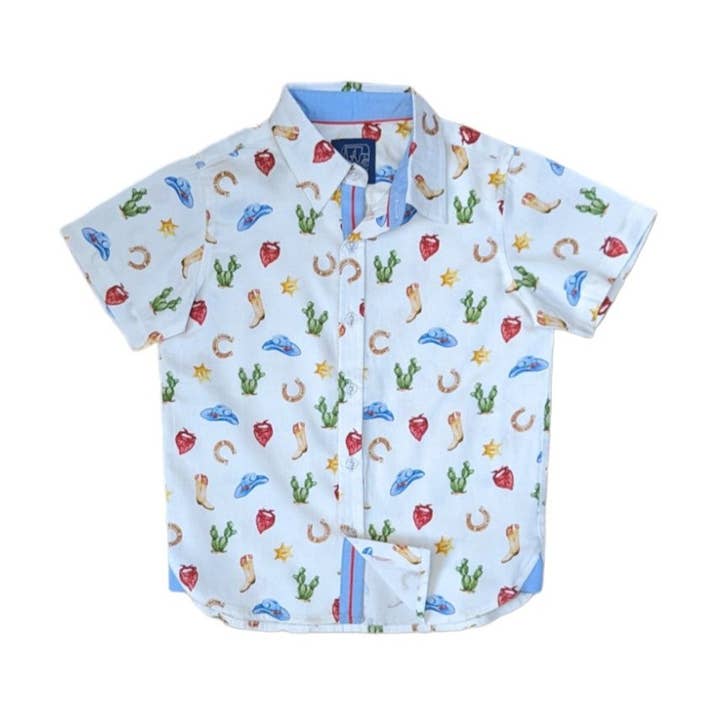 Wild West Shirt in Short Sleeves for wholesale by TukTuk Designs