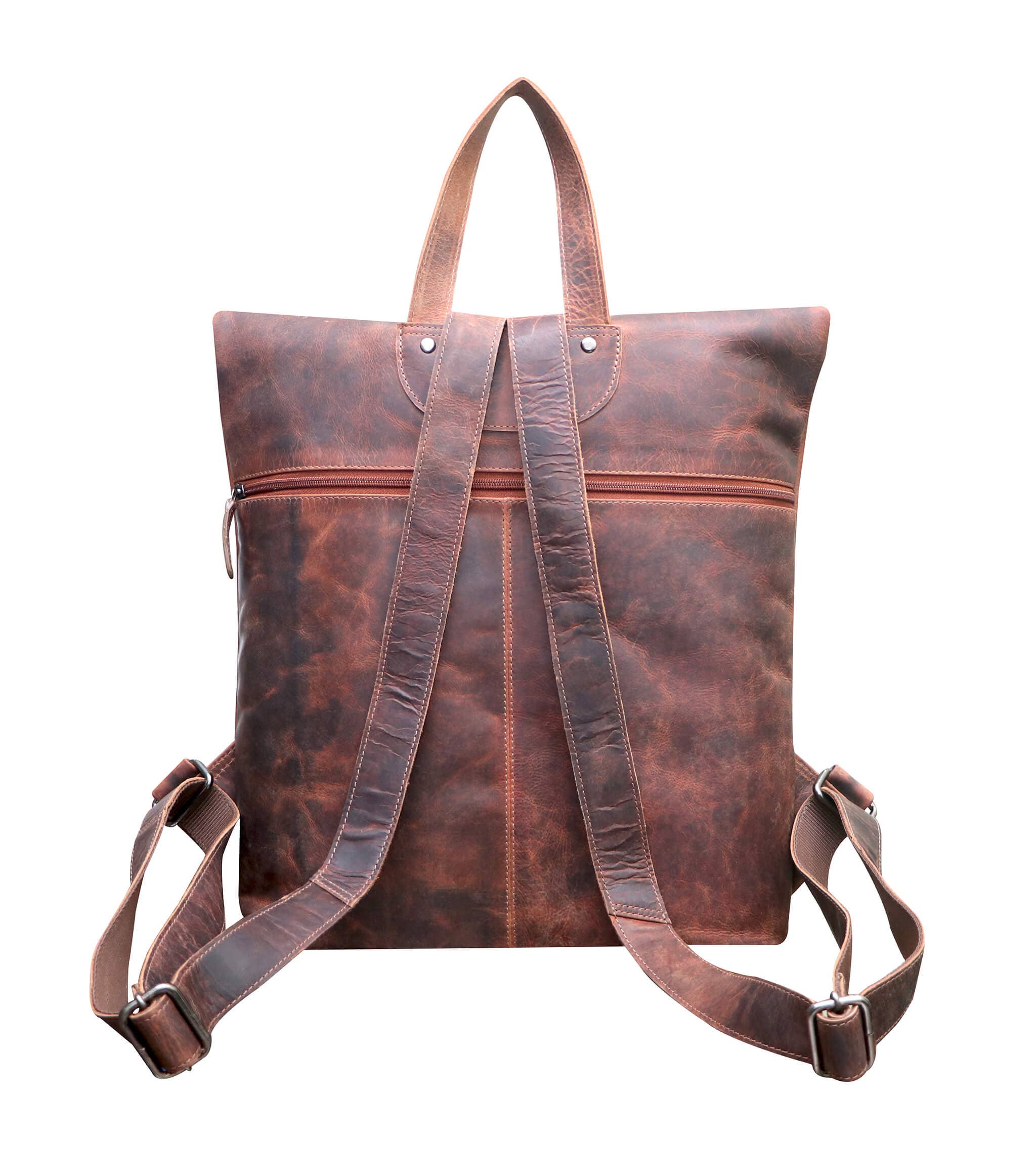Greenwood - Wholesale Backpack - Unisex - Sandy leather backpack large women's laptop backpack 15.6" men16
