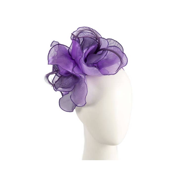 Max Alexander by Cupids Millinery Melbourne - Wholesale Fascinator hat – Women's - Multi-tone organza flower fascinator6