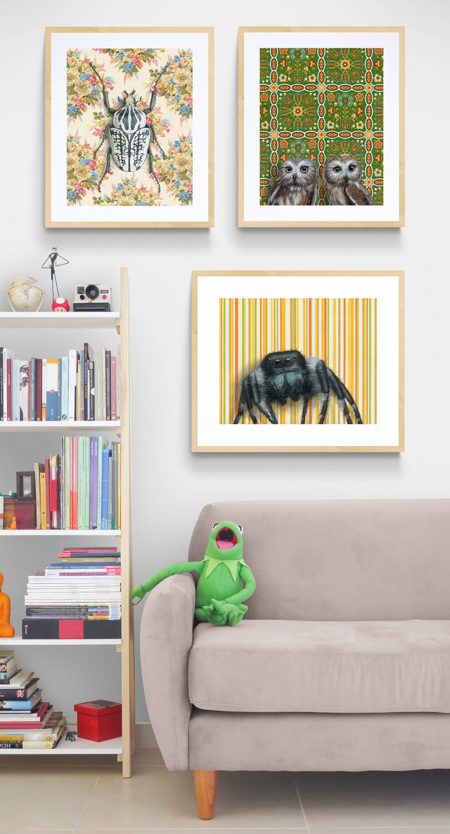 Emily Uchytil - Wholesale Art Print - Jumping Spider - Fine Art Print - Insect Illustration6