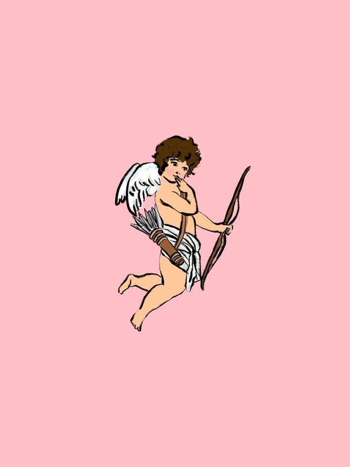 Baby Cupid Valentine’s Cards -Mini Pack for wholesale by The Art Buff