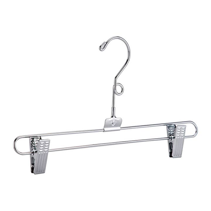 Store Supply Warehouse - Wholesale Clothes Hangers - 12" Chrome Metal Skirt And Pants Hanger 4