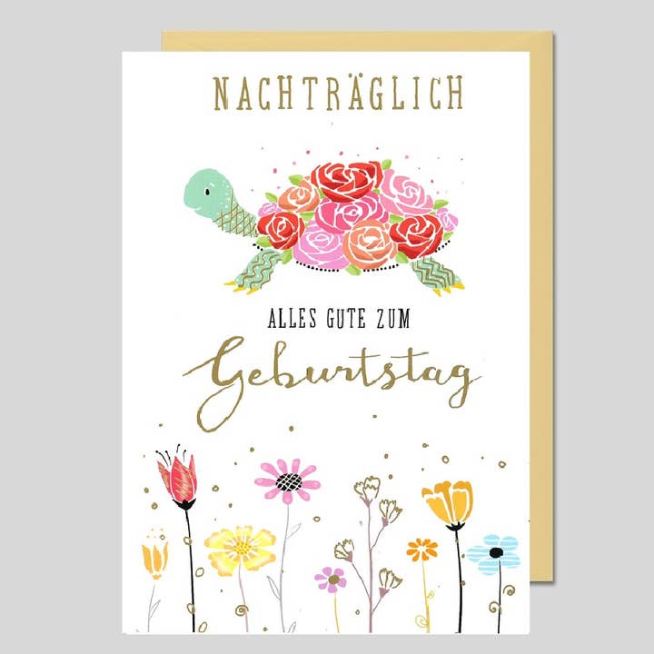 Happy birthday card/AVANTGARDE series for wholesale by Michel-Verlag GmbH