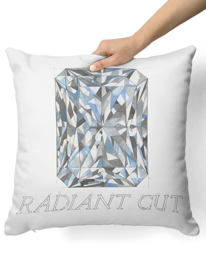 Almofada Diamante Corte Radiante por atacado de Juler's Row