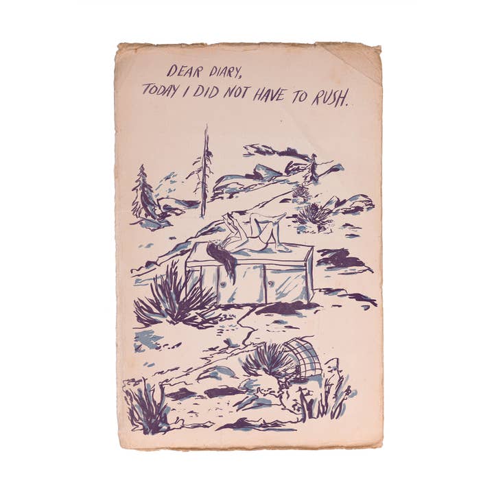 Lordcowboy - Wholesale Postcard - Dear Diary, Today I Did Not Have To Rush Postcards1