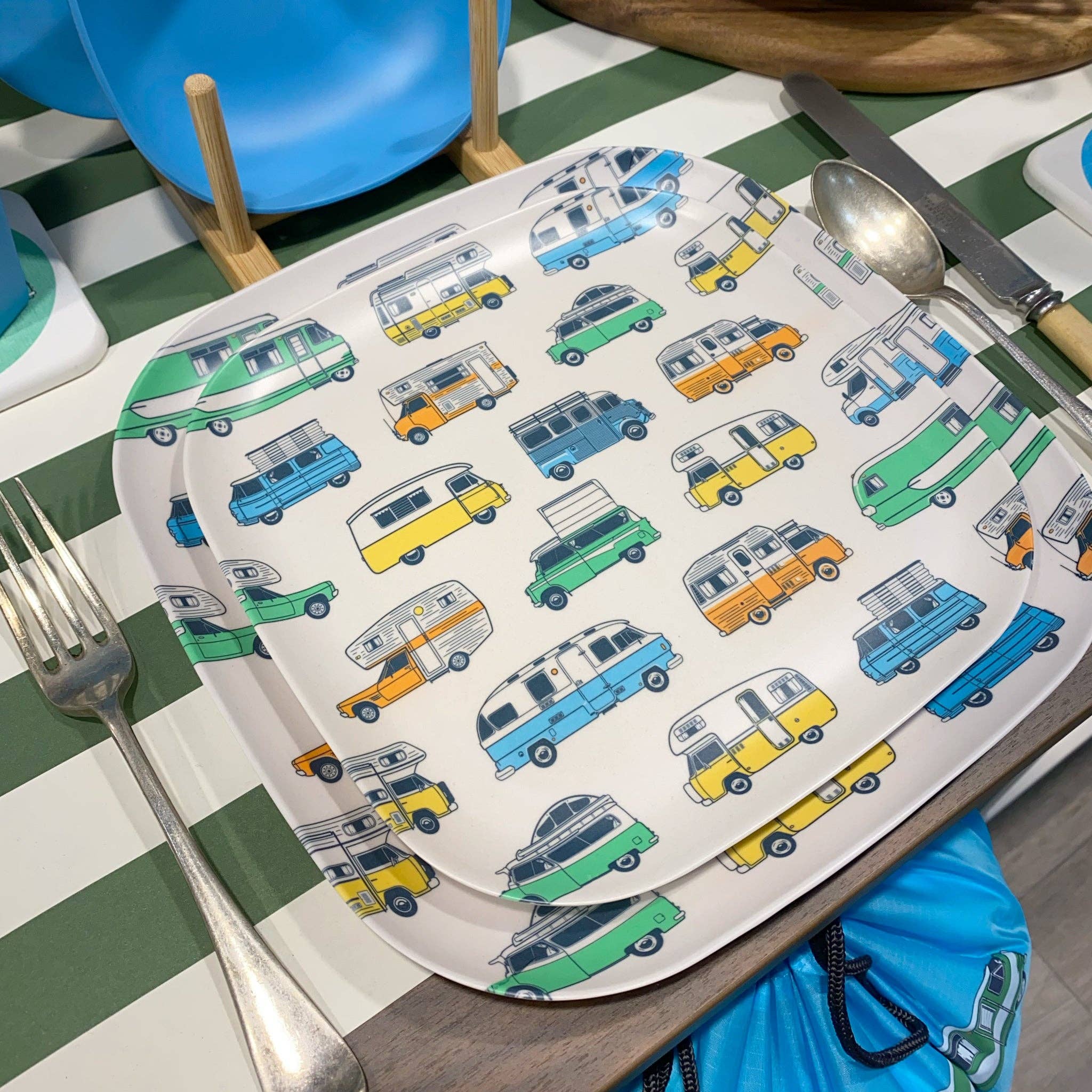 Van Go Collections – Engroshandel Middagstallerken – Bambusplade | 22cm | The Camper Collection4