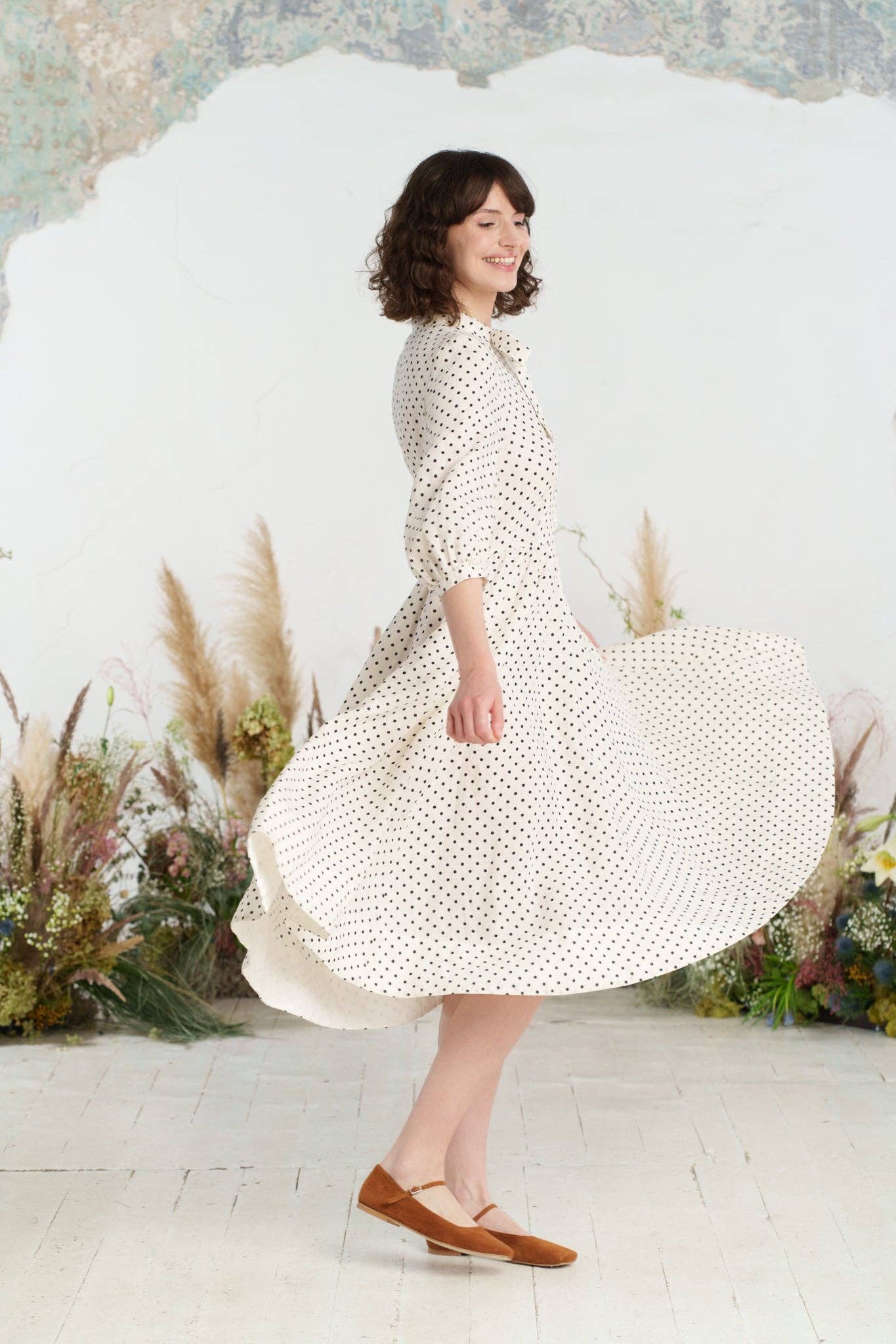 Son de Flor - Wholesale Dress - Women's - Jasmine Dress, 3/4 Sleeve24