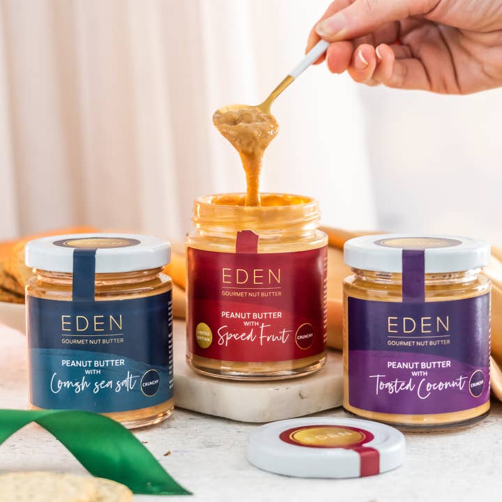Gourmet Cornish Peanut Butter for wholesale by EDEN TREAT COLLECTION