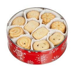 LS GROUP - Venta al por mayor Galletas - Cajas de Metal de Galletas de Navidad 400g - Surtidas
