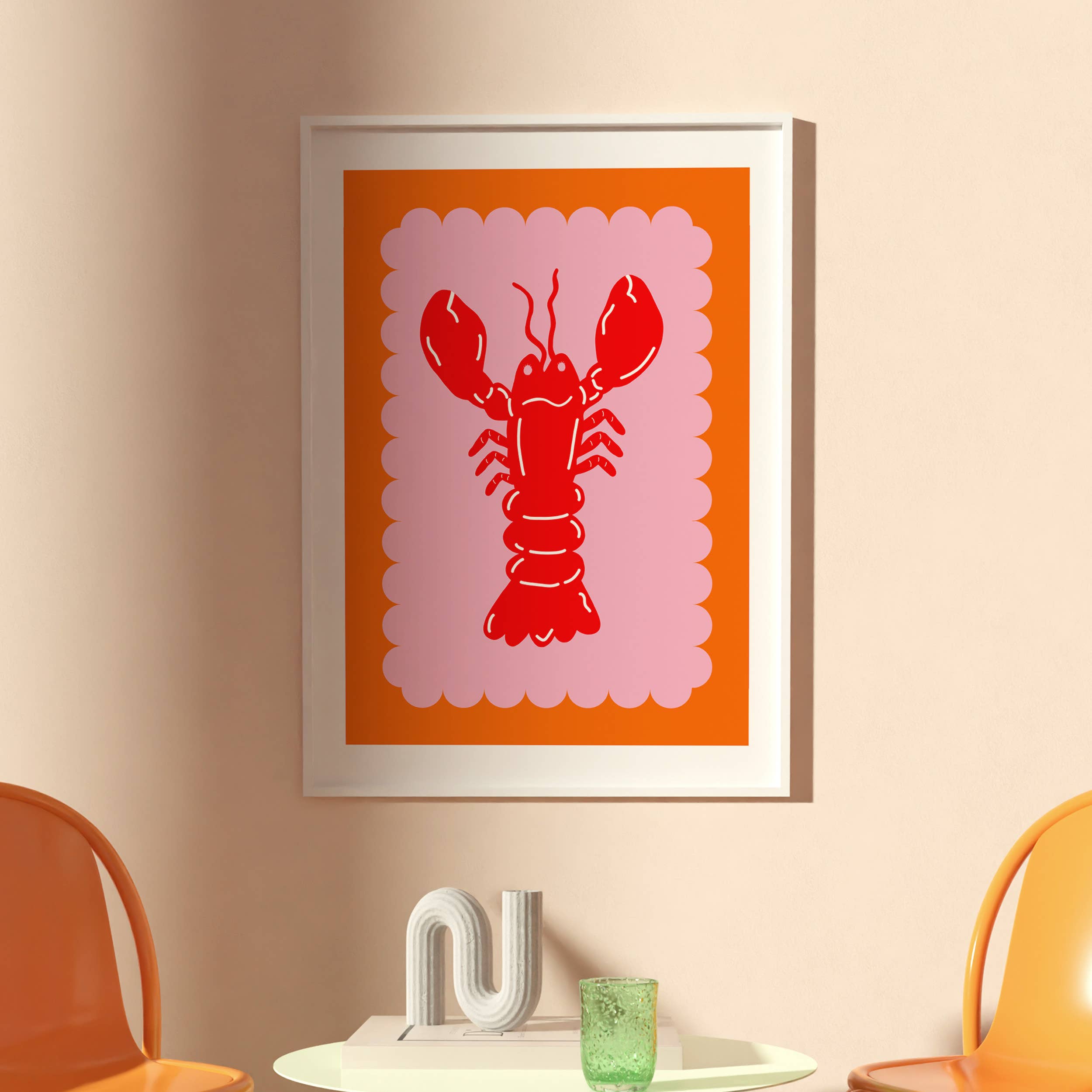 Maddison Ball Creative - Wholesale Art Print - Lobster Scallop (More Colours)10