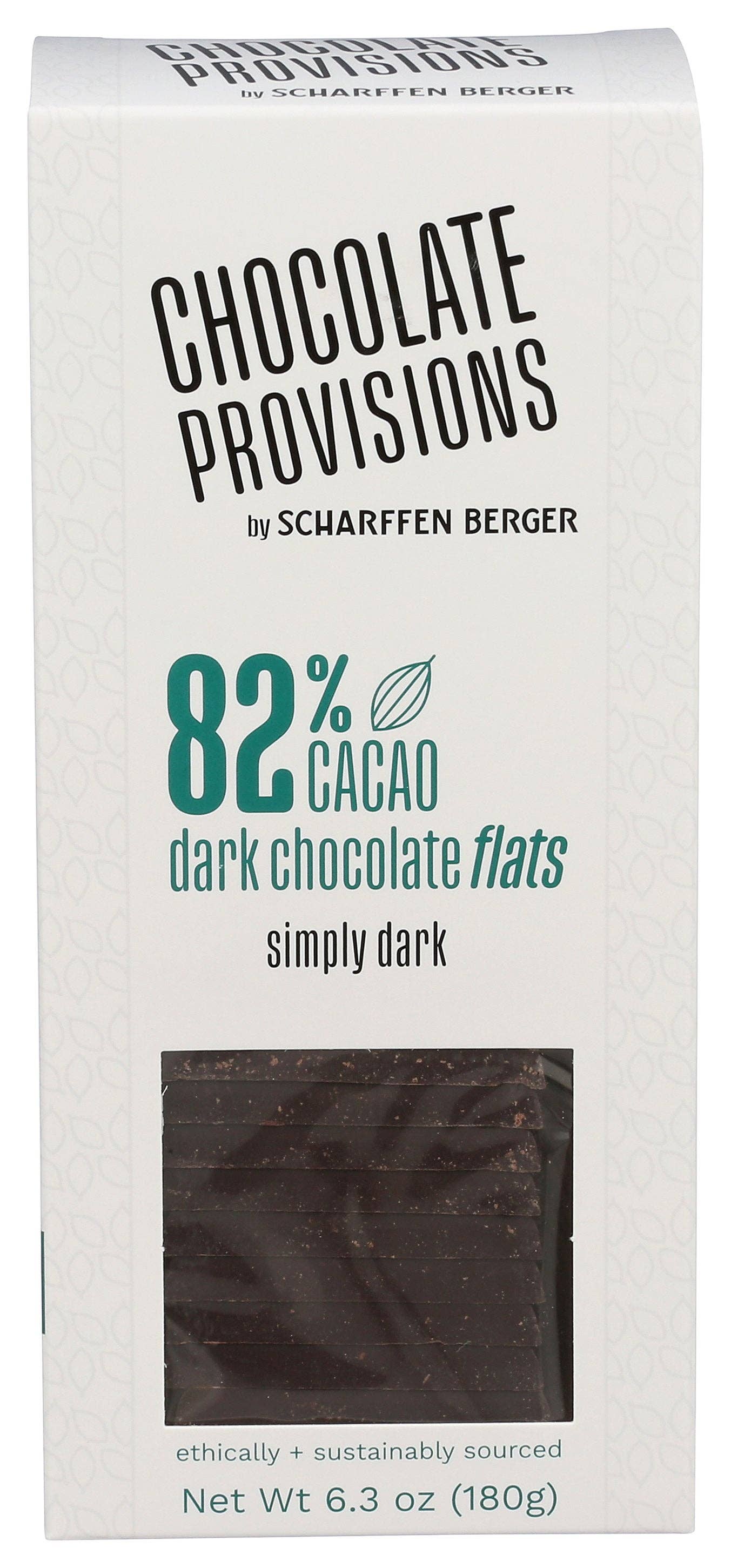 Everyday Supply Co - Wholesale Chocolate - SCHARFFEN BERGER CHOC FLATS 82 - Case of 80