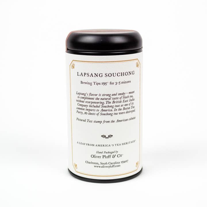 Oliver Pluff & Company - Vendita all'ingrosso Tè sfusi - Lapsang Souchong - Tè sfuso in latta da tè esclusiva3
