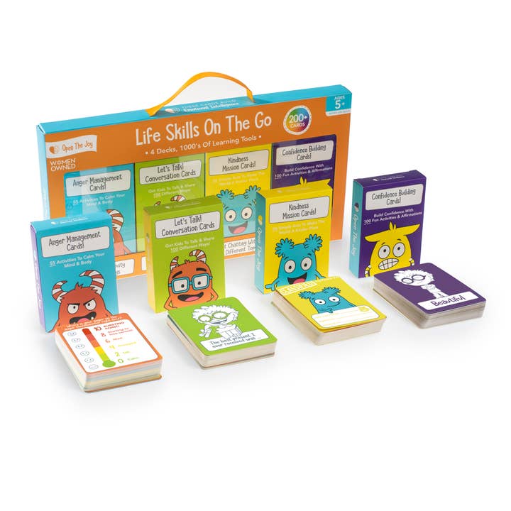 Open The Joy - Wholesale Learning Cards - Kids & Baby - Colorful Life Skills On The Go1