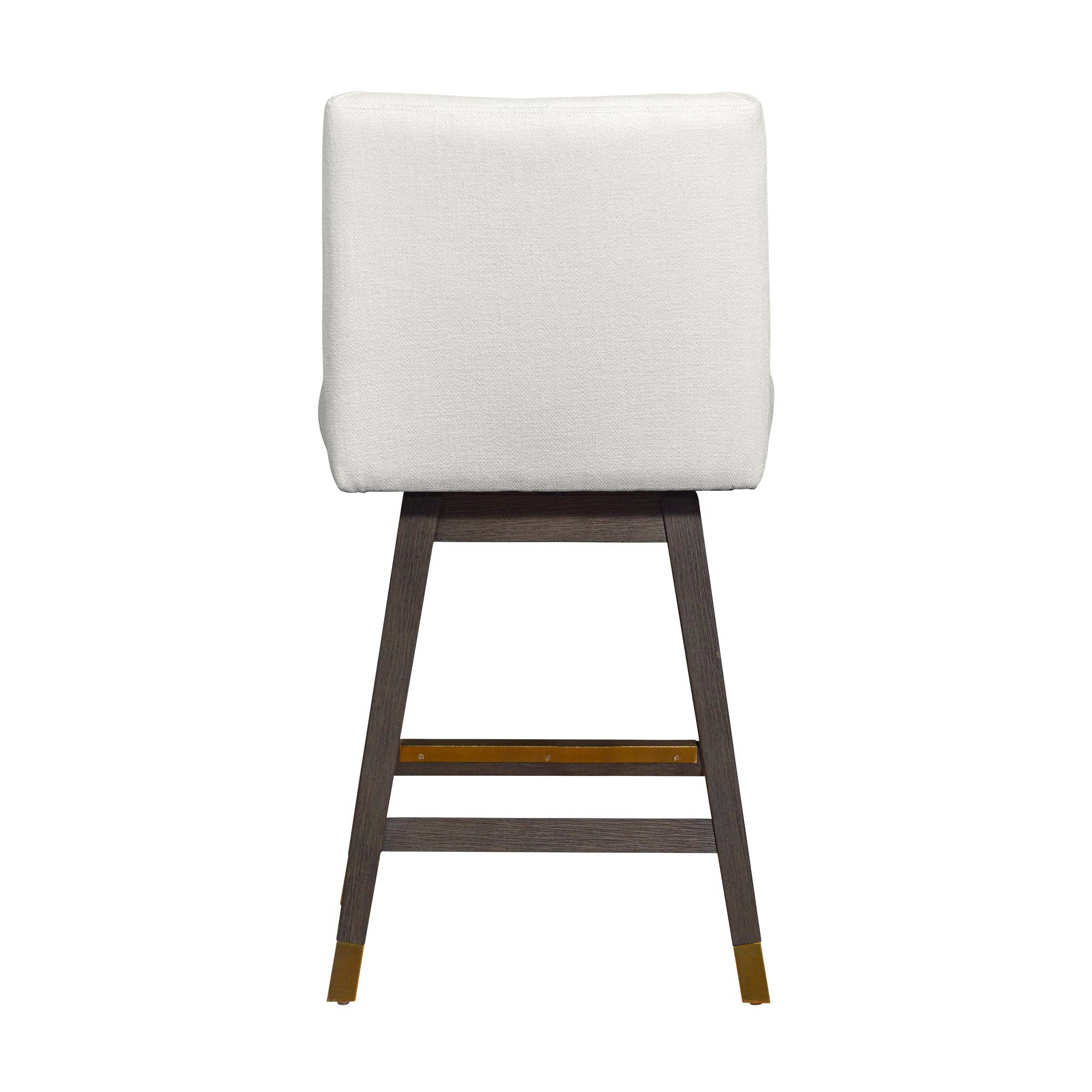 Armen Living - Wholesale Stool - Isabella Modern Upholstered Wood Swivel Barstool64