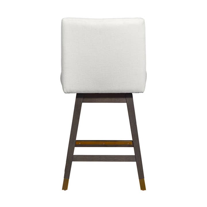 Armen Living - Wholesale Stool - Isabella Modern Upholstered Wood Swivel Barstool64