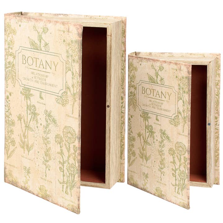 Botany Book Box Set for wholesale by Primitives by Kathy