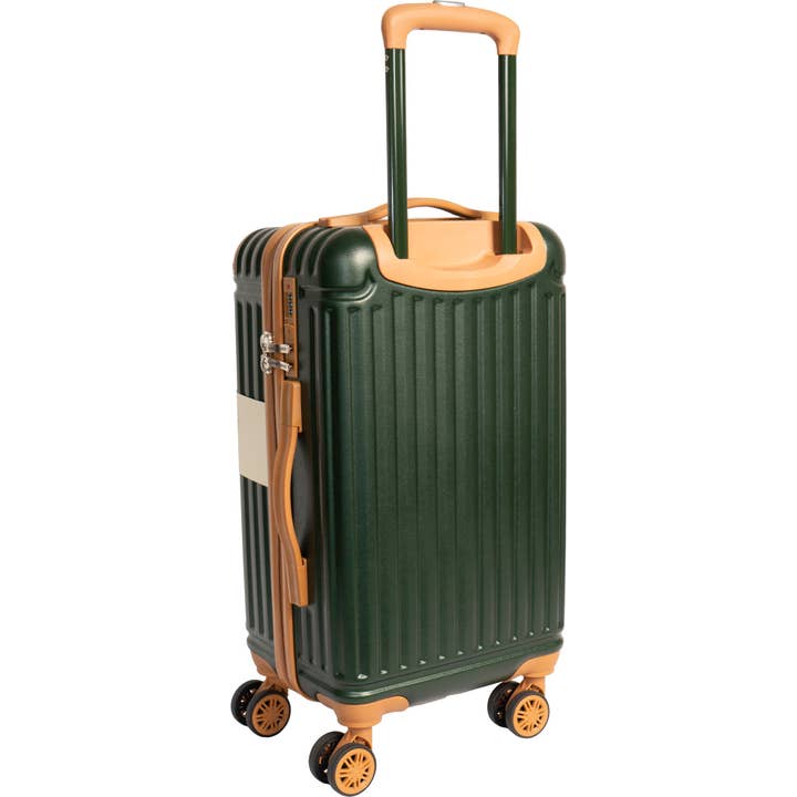 DUCK GREEN Max Studio ABS 3-Piece Luggage Set Santorini Collection for wholesale on Faire2