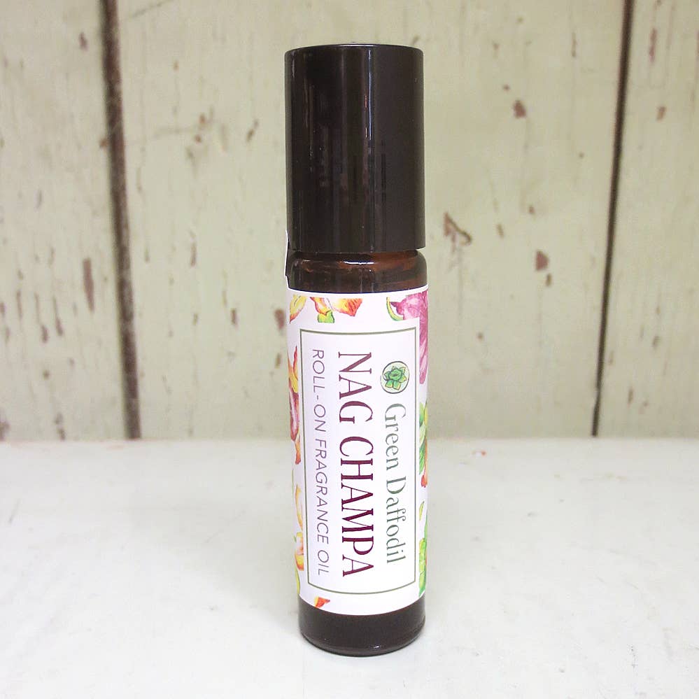 Green Daffodil Bath & Body - Wholesale Essential Oil Roll-On - Nag Champa Roll-On Fragrance Oil Bottle Aromatherapy1