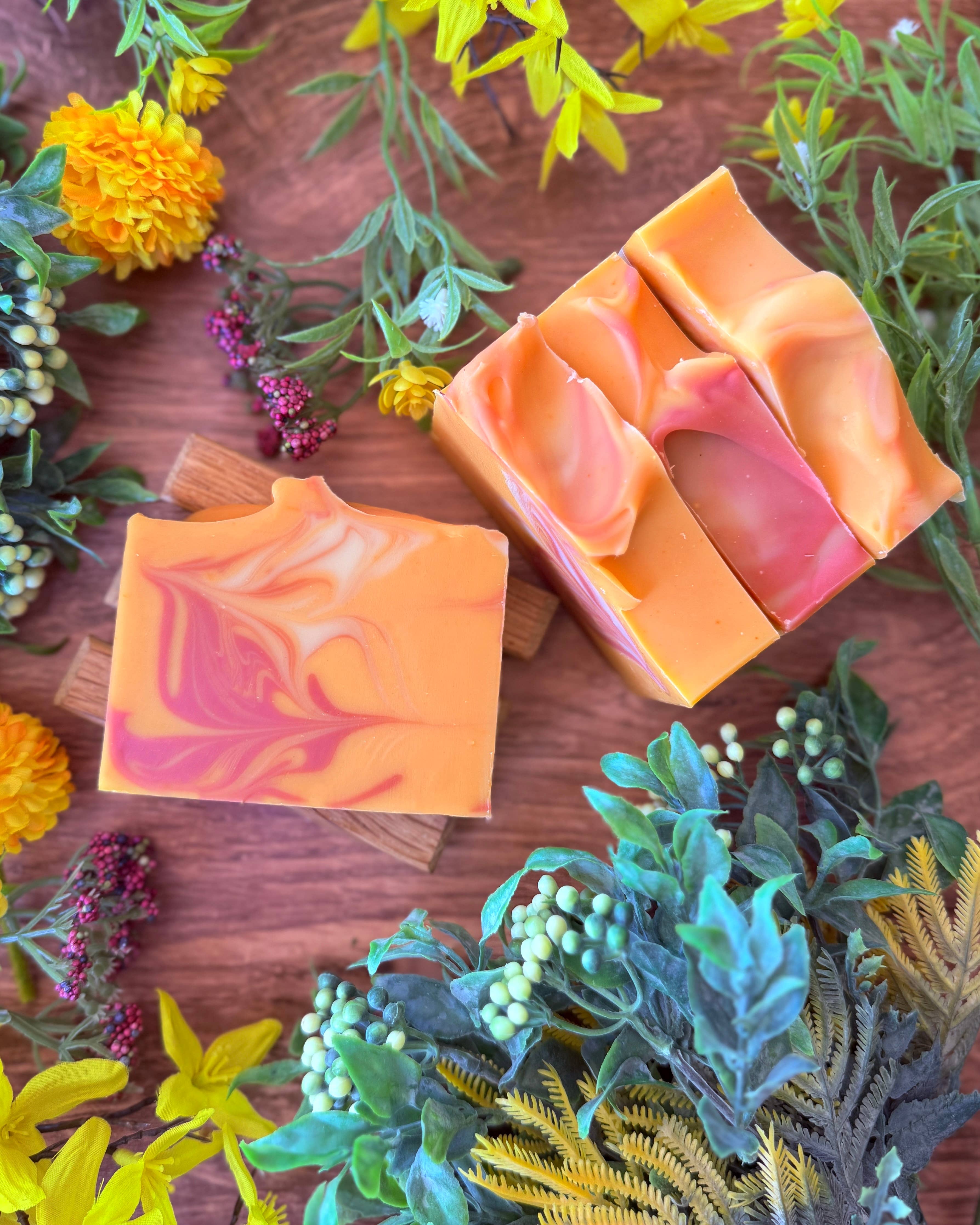 Ashley Marie Soap - Wholesale Bar Soap - Sweet Orange Hibiscus Bar Soap | Uplifting Handmade Artisan3