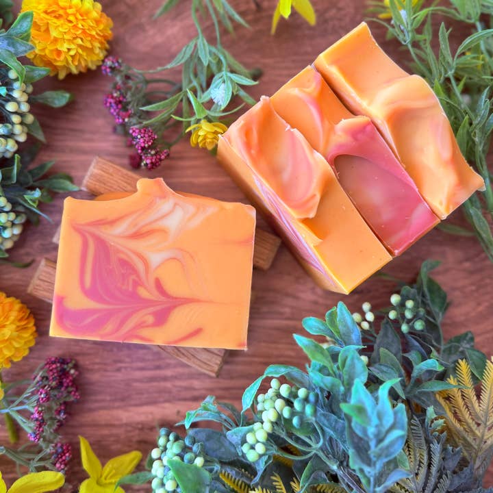 Ashley Marie Soap - Wholesale Bar Soap - Sweet Orange Hibiscus Bar Soap | Uplifting Handmade Artisan3