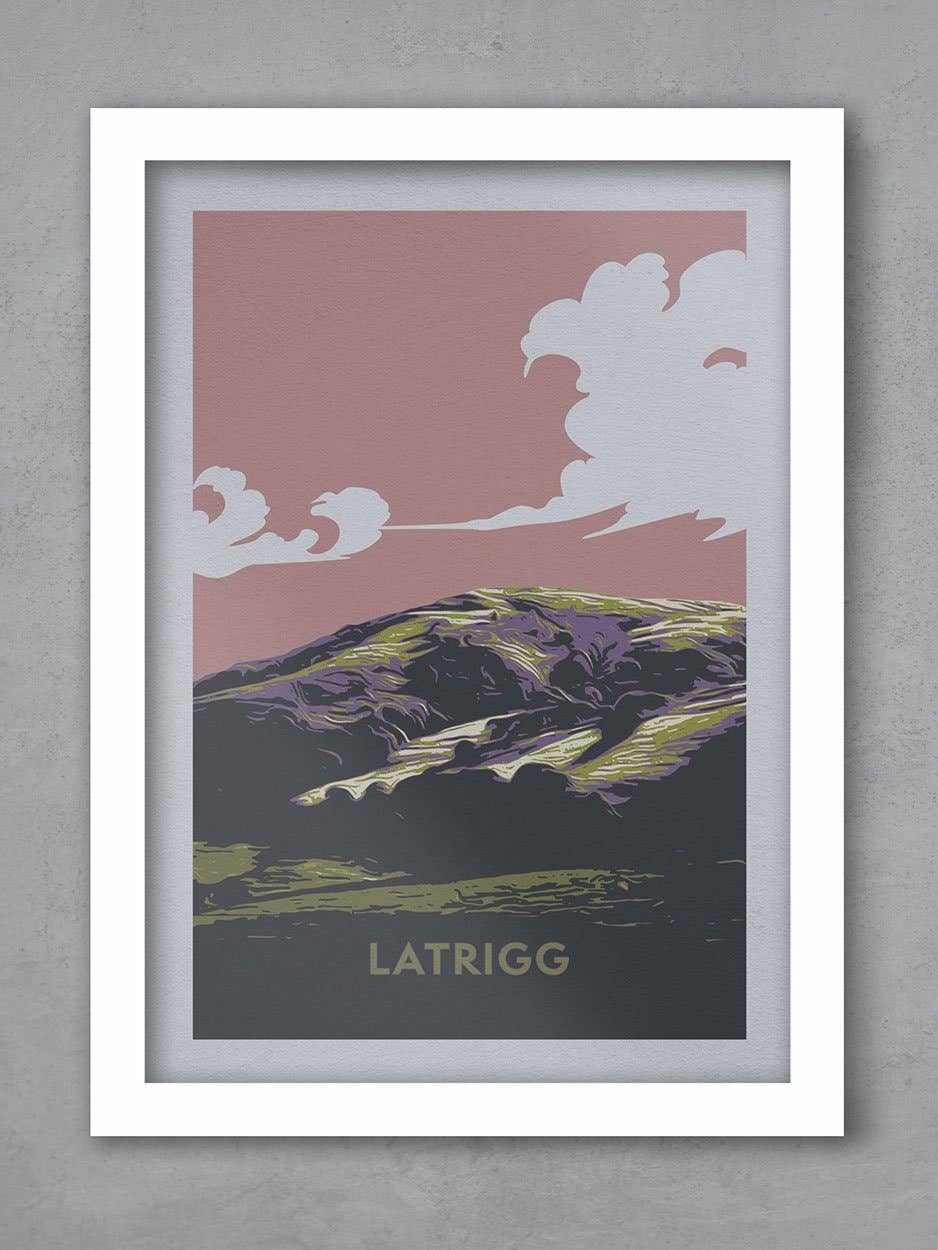 The Northern Line – wholesale Art print – Latrigg poster print1