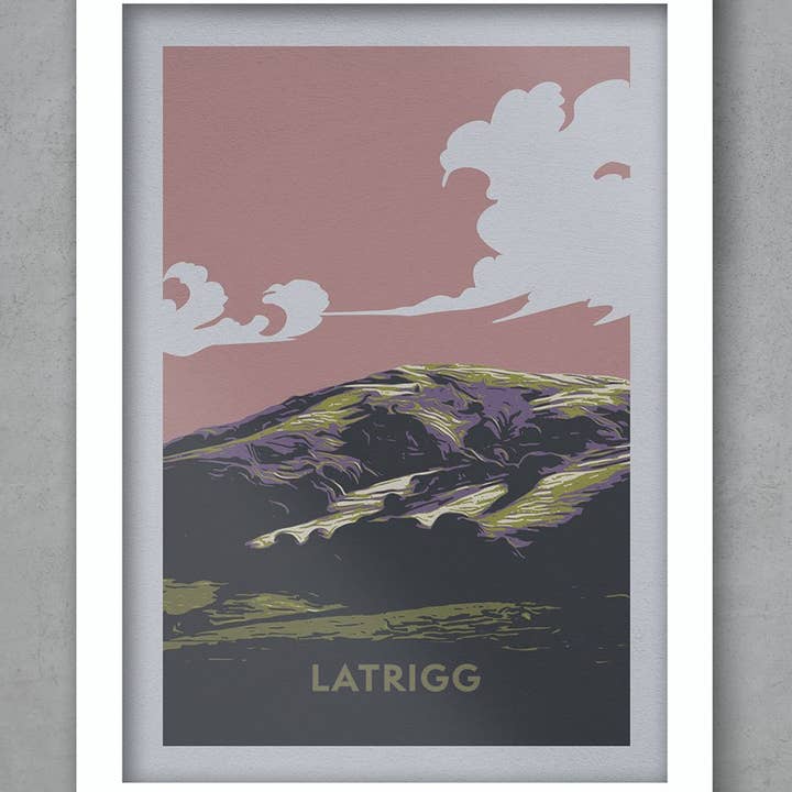 The Northern Line – wholesale Art print – Latrigg poster print1