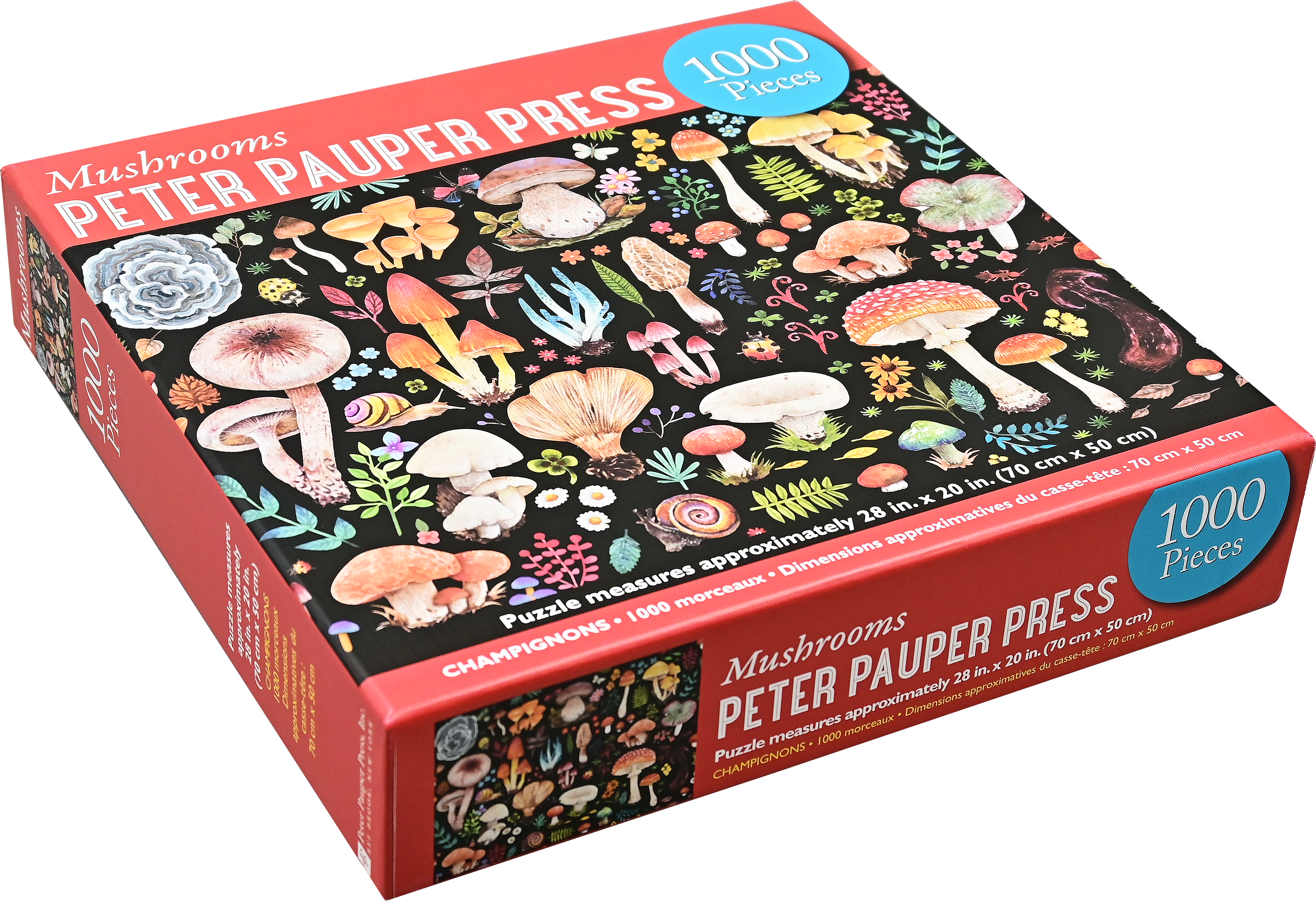 Peter Pauper Press - Wholesale Puzzle - Adult - Mushrooms 1000 Piece Jigsaw Puzzle2