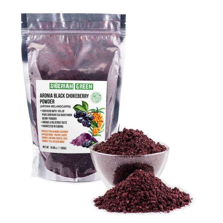 Aronia zwarte appelbes met duindoorn poedermix 300g voor wholesale door SiberianGreen