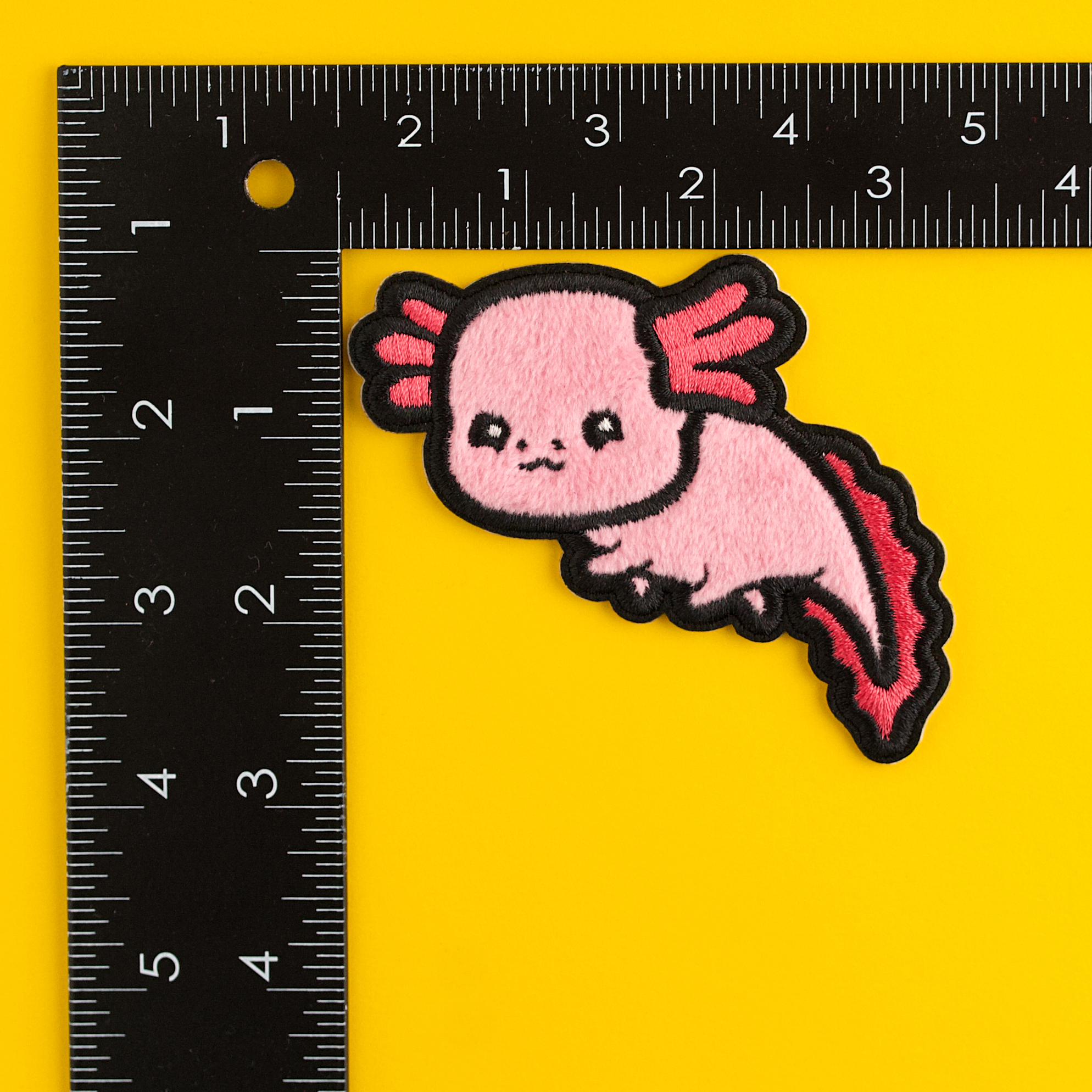LuxCups Creative - Wholesale Patch - Axolotl Fuzzy Patch2