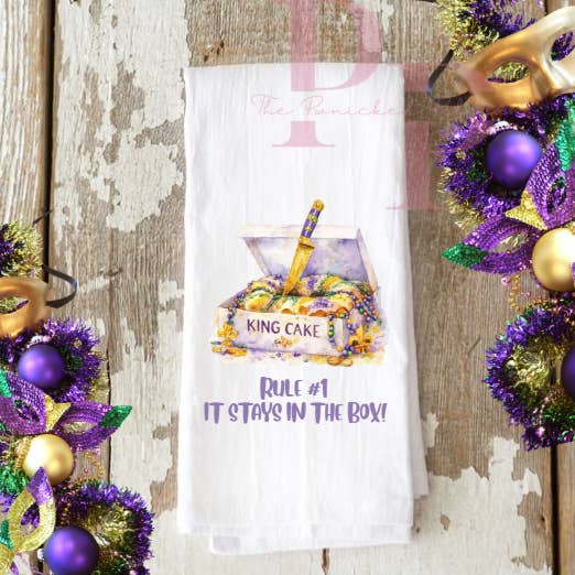 Règle numéro un reste dans la boîte drôle de mardi gras. pour la vente par The Panicked Pelican