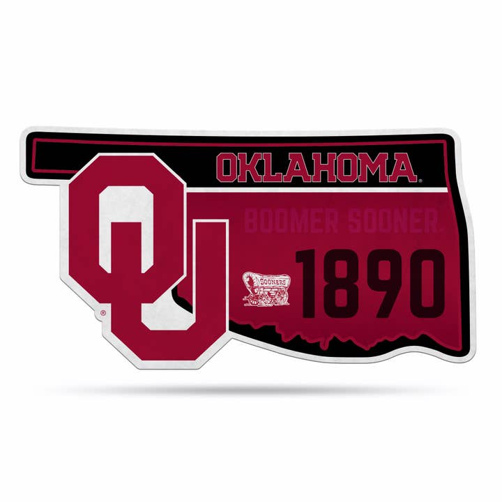 Oklahoma State Shape Cut Pennant for wholesale by Rico Industries