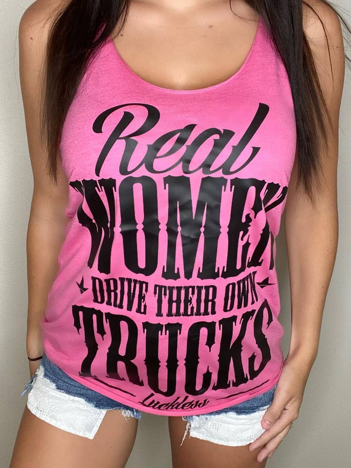 Camiseta de Tirantes para Mujeres Reales (Varios Colores) para venta al por mayor de Luckless Outfitters