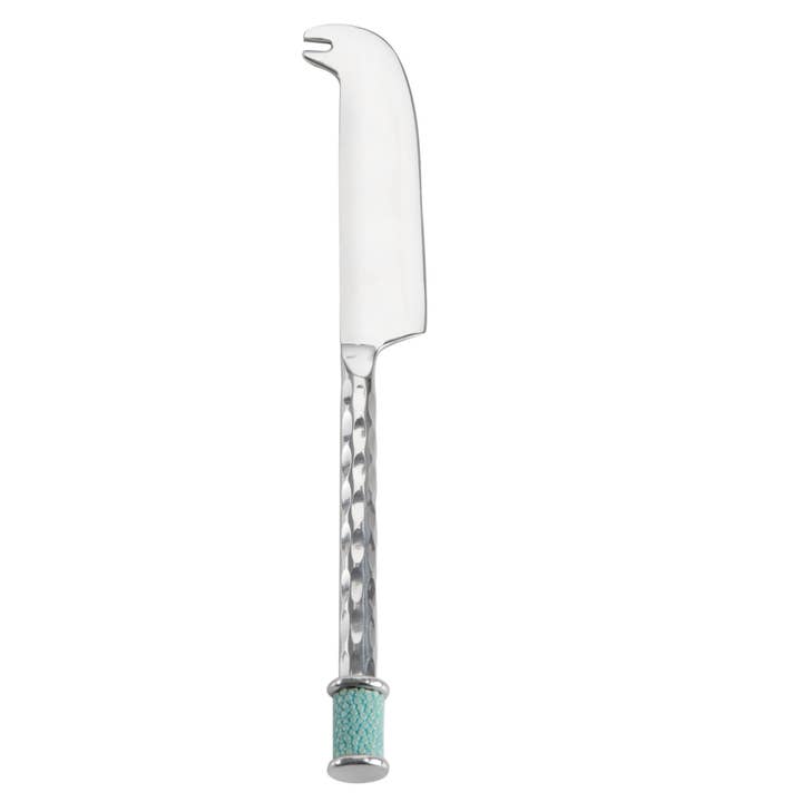 Tartineur à fromage en acier inoxydable forgé à la main avec incrustation pour la vente par VIVO