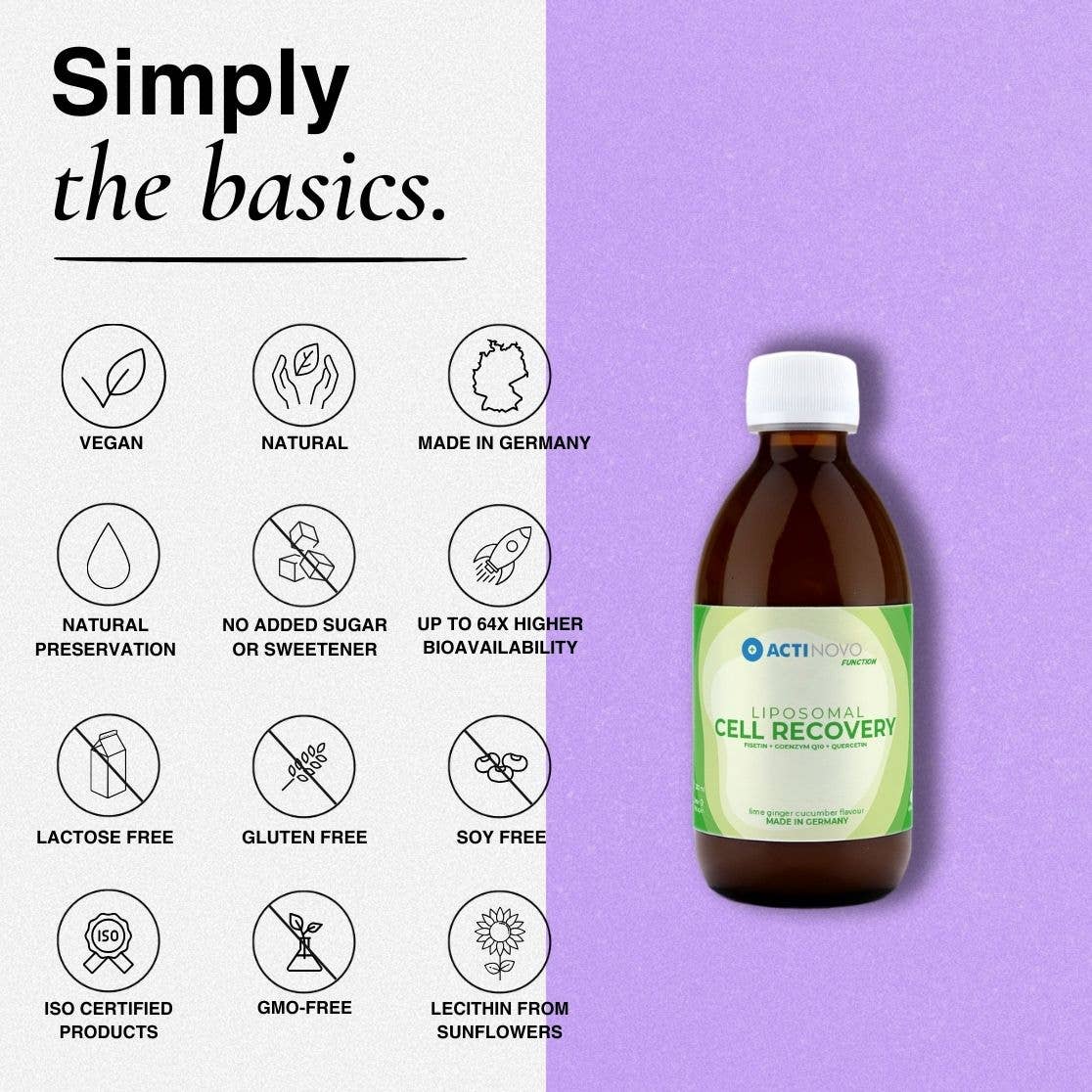 ActiNovo - Wholesale Oral Supplement/Vitamin - Liposomal Cell Recovery3